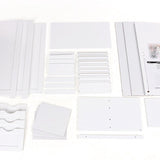 Furnihaus - Cabinet with 4 drawers and door - MDF - White