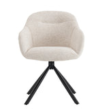 Eetkamerstoel Hush Beige / Zwart