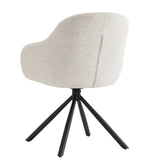 Eetkamerstoel Hush Beige / Zwart