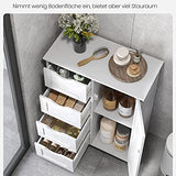 Furnihaus - Cabinet with 4 drawers and door - MDF - White