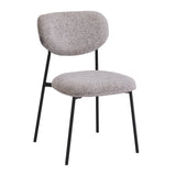 Amalia dining chair brown fabric