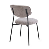 Amalia dining chair brown fabric