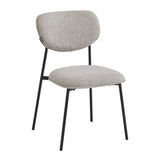 Eetkamerstoel Amalia Taupe Stof