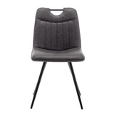 Leon Microfiber Dining Chair Anthracite