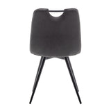 Leon Microfiber Dining Chair Anthracite