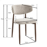 Dining room chair Celia Brown Walnut 