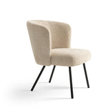 Armchair Cindy Boucle Beige