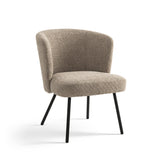 Armchair Cindy Boucle Taupe