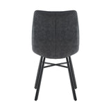 Eetkamerstoel Dexx Microvezel Antraciet