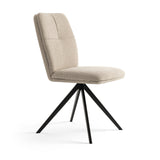 Dining room chair Emma Beige Fabric