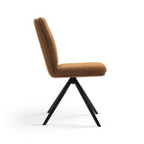 Dining room chair Emma Ochre Yellow Fabric