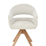 Flicka Eetkamerstoel Eiken/Beige