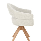 Flicka Eetkamerstoel Eiken/Beige