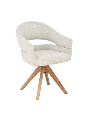 Flicka Eetkamerstoel Eiken/Beige