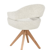 Flicka Eetkamerstoel Eiken/Beige