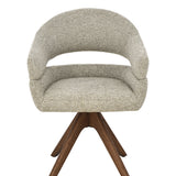 Flicka Eetkamerstoel Walnoot/Taupe