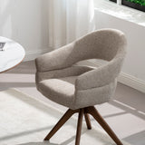 Flicka Eetkamerstoel Walnoot/Taupe