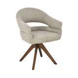 Flicka Eetkamerstoel Walnoot/Taupe