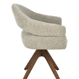 Flicka Eetkamerstoel Walnoot/Taupe
