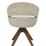 Flicka Eetkamerstoel Walnoot/Taupe
