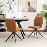 Dining room chair Emma Ochre Yellow Fabric