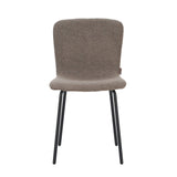 Dining room chair Luca Brown Fabric