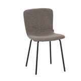 Dining room chair Luca Brown Fabric