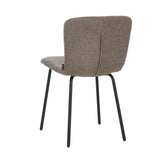 Dining room chair Luca Brown Fabric