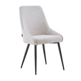 Dining room chair Oscar Beige Boucle