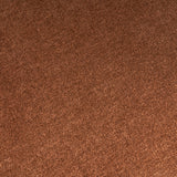 Olivia Swivel Dining Chair with Armrests, Rust Brown Fabric