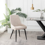 Eetkamerstoel Oscar Boucle Beige