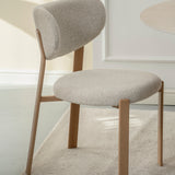 Vika Eetkamerstoel Eiken / Beige