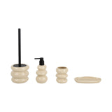 Keramische badset Beige 4 stuks