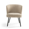 Fauteuil Cindy Boucle Beige Stof - Afbeelding 2