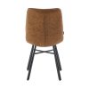 Eetkamerstoelen set van 4 - Dexx - Cognac - Microvezel - Afbeelding 5
