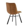 Eetkamerstoelen set van 4 - Dexx - Cognac - Microvezel - Afbeelding 4
