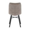 Eetkamerstoel Dexx - Taupe - Microvezel - Set van 2 - Afbeelding 5