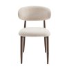 Eetkamerstoel Celia Beige Walnoot - Afbeelding 2