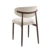 Eetkamerstoel Celia Beige Walnoot - Afbeelding 3