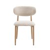 Eetkamerstoel Celia Beige Naturel - Afbeelding 2