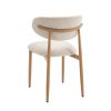 Eetkamerstoel Celia Beige Naturel - Afbeelding 3