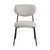 Eetkamerstoel Amalia Beige Stof - Afbeelding 2