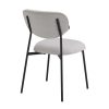 Eetkamerstoel Amalia Beige Stof - Afbeelding 4