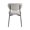 Eetkamerstoel Amalia Beige Stof - Afbeelding 5