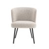 Fauteuil Cindy Beige Stof - Afbeelding 2