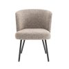 Fauteuil Cindy Taupe Stof - Afbeelding 2