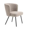 Fauteuil Cindy Taupe Stof - Afbeelding 4