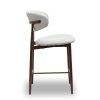 Barkruk Celia Beige Walnoot - Afbeelding 4