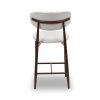 Barkruk Celia Beige Walnoot - Afbeelding 5